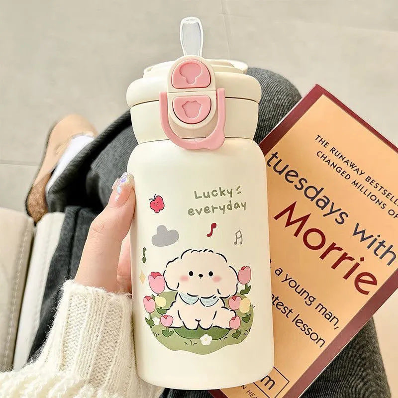 Women's practical drinking bottle with playful animal design Stornfield