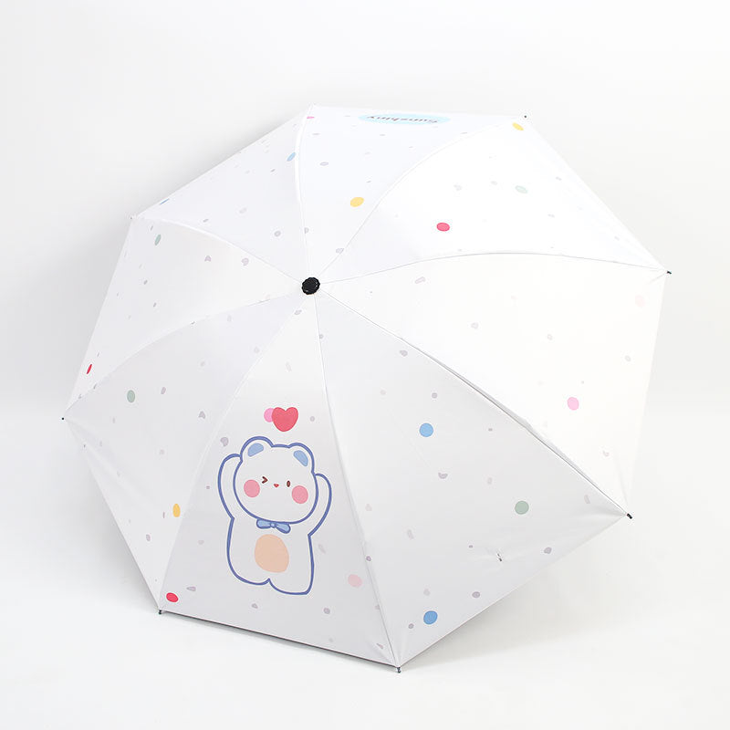 Ladies Folding Umbrella with Cute Animal Design Stornfield