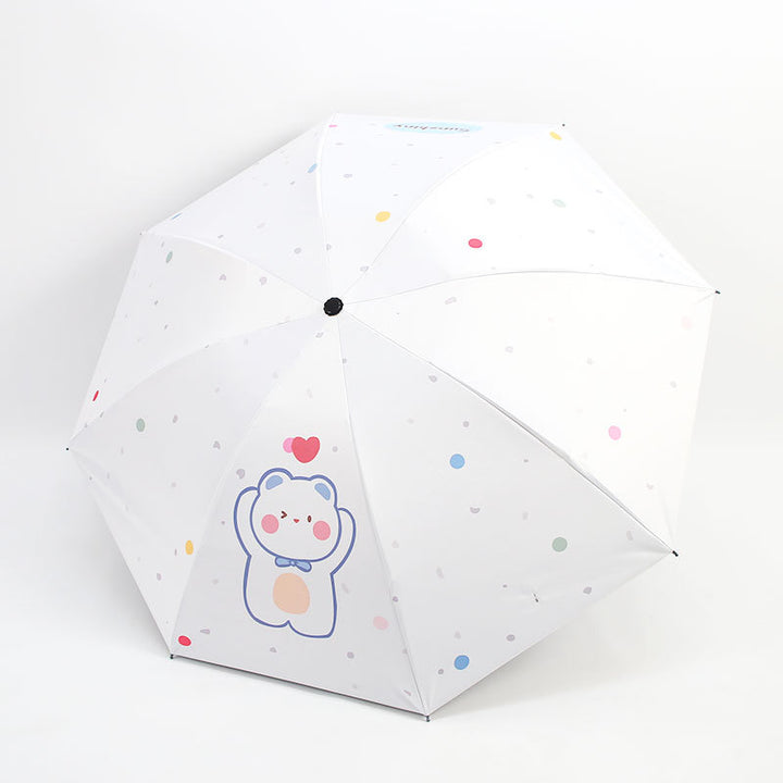 Ladies Folding Umbrella with Cute Animal Design Stornfield
