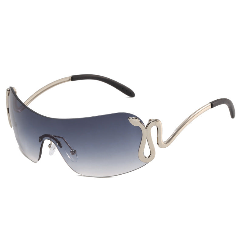 Ladies futuristic sunglasses with elegant swan design Stornfield