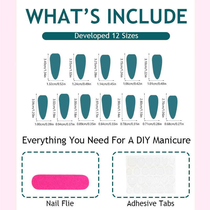 Luxury Artificial Nail Set Stornfield