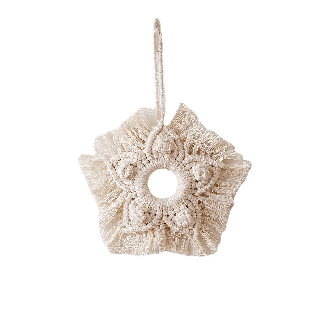 Decorative Macrame Star Ornament Stornfield