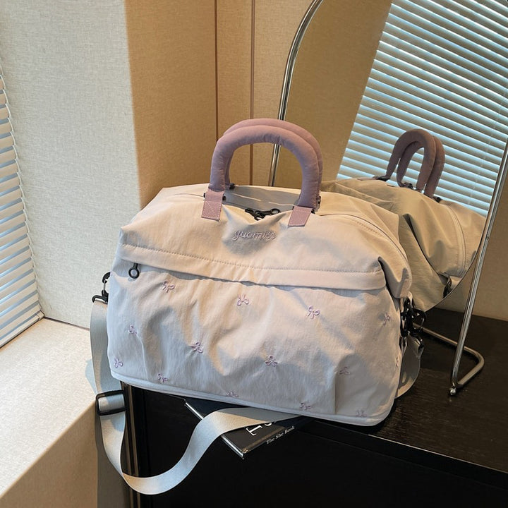 Multi-Functional Embroidered Travel Duffle
