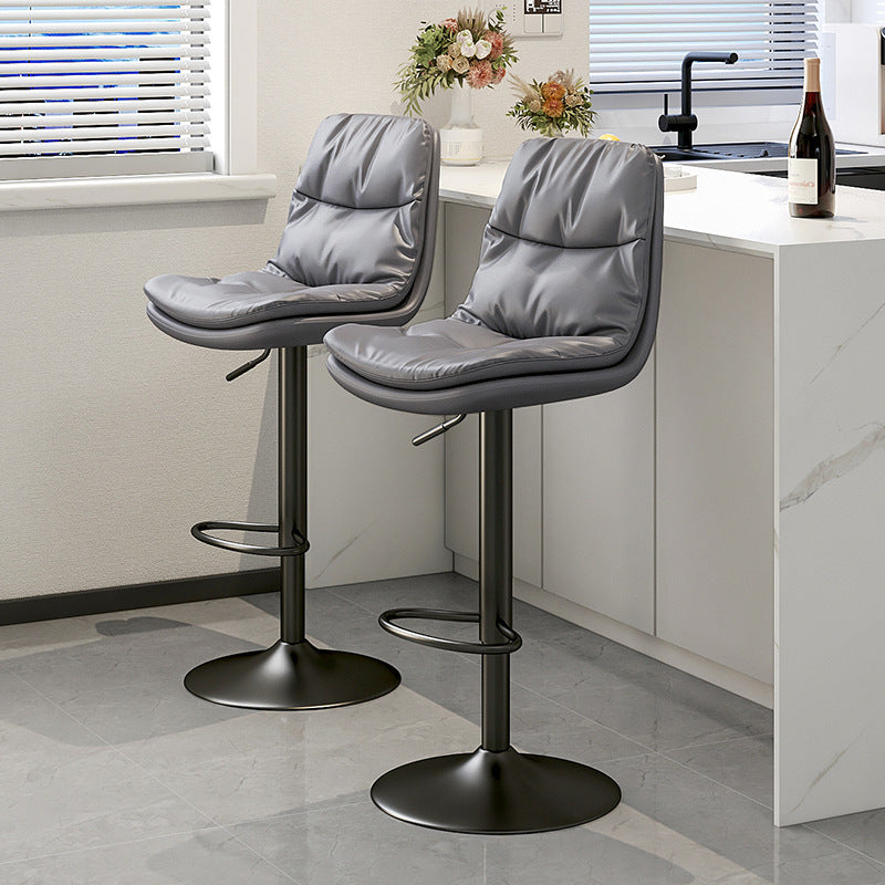 Height adjustable bar stool with ergonomic seat padding Stornfield