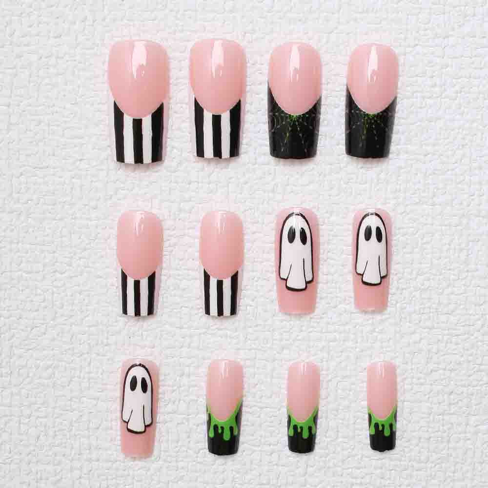 Halloween-Inspired Press-On Nail Art Stornfield