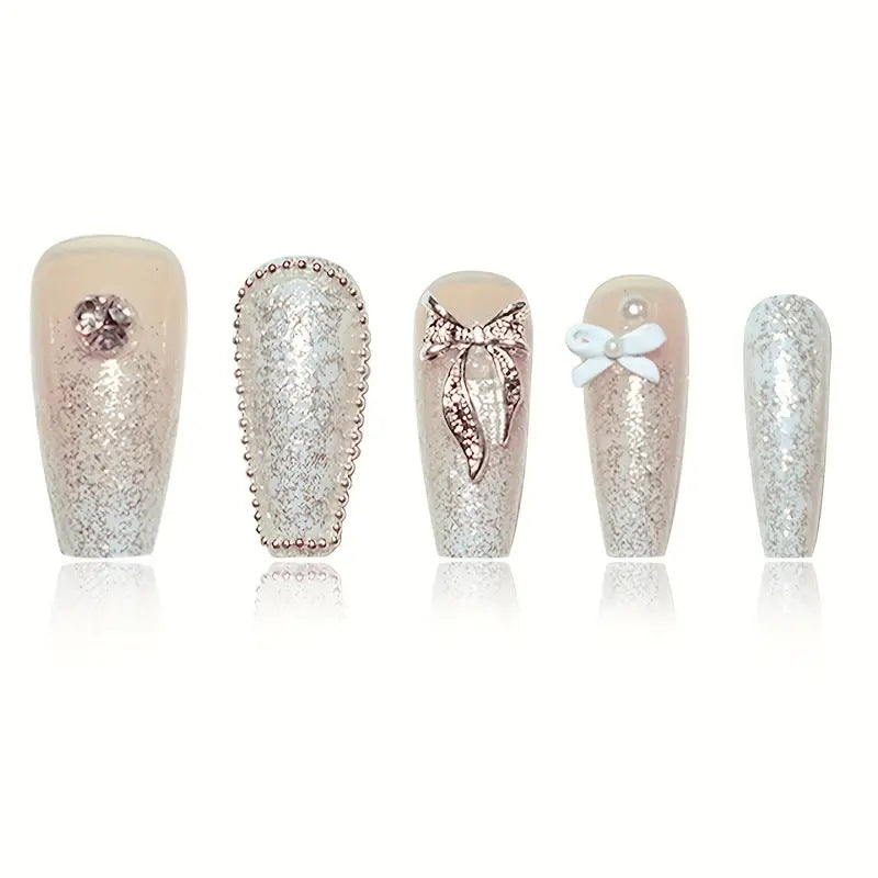 3D Glitter Nail Art Extensions Stornfield