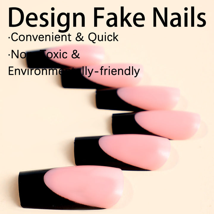 Artificial nail tips with modern design and stylish accents Stornfield