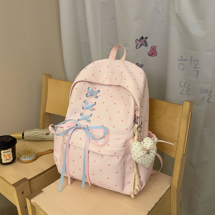 Charming Star-Embellished Backpack Stornfield