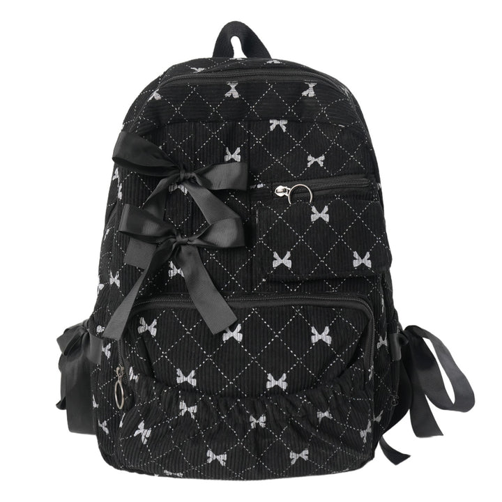 Playful backpack with bow details and practical compartments Stornfield