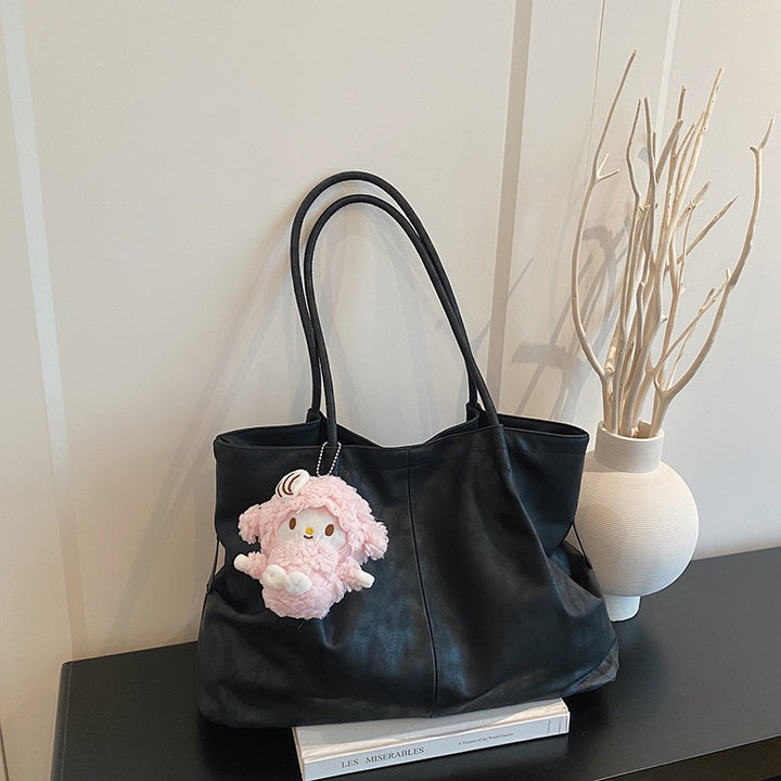 Luxurious Faux Leather Tote Bag