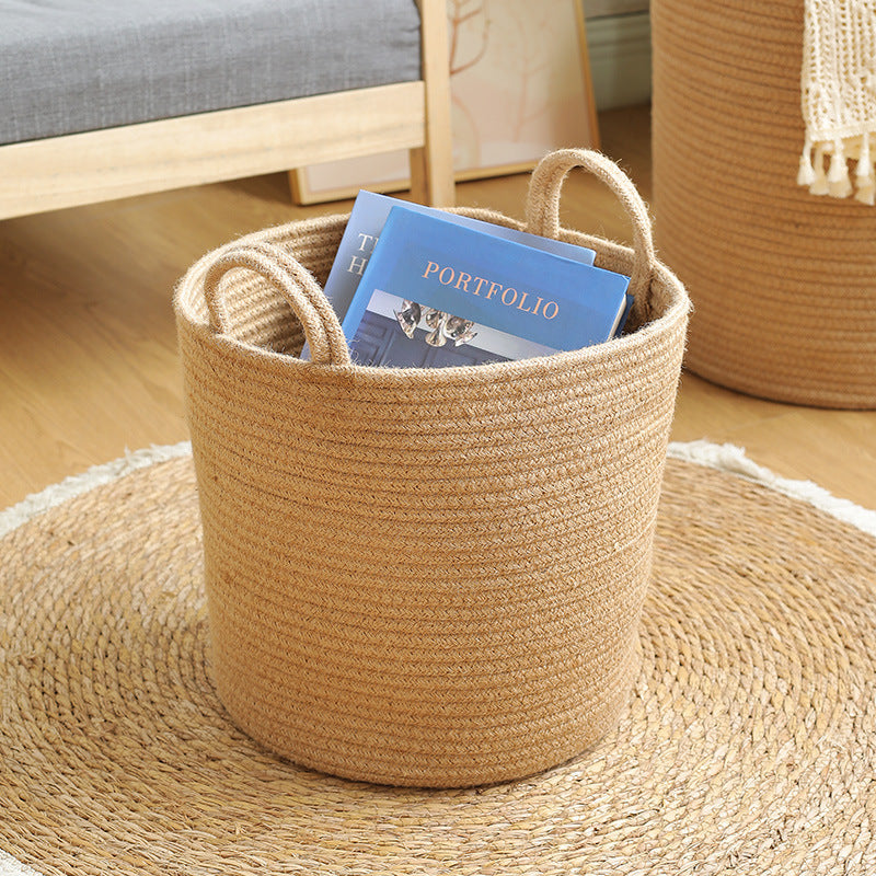 Natural Fiber Storage Basket Stornfield
