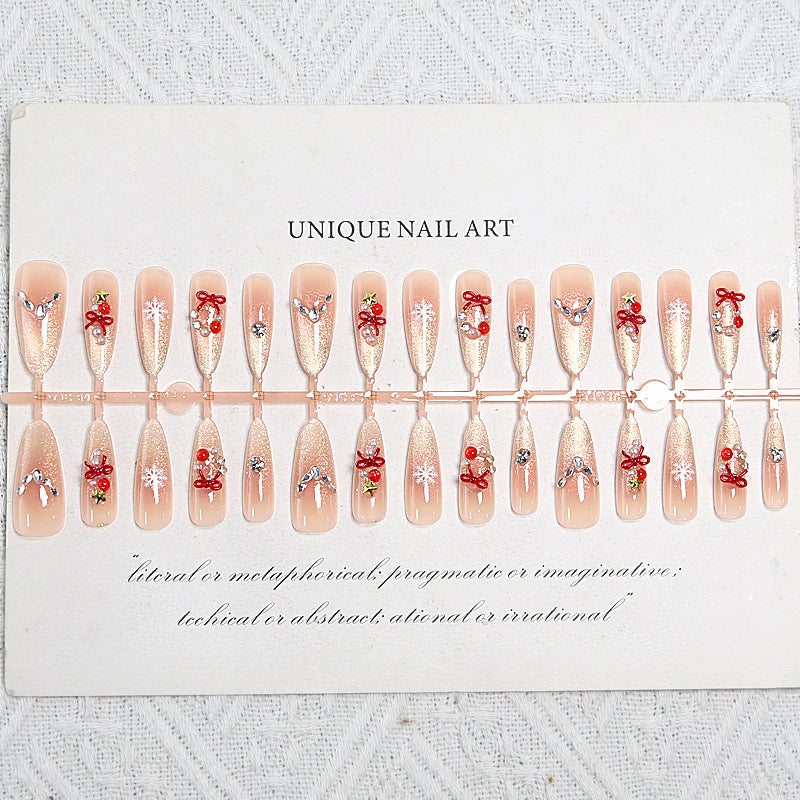 Artificial nail set with festive design Stornfield