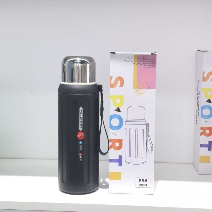 Unisex Thermal Insulated Bottle with Practical Carrying Handle Stornfield
