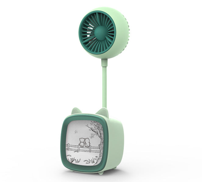 Unisex Cute Bunny-Themed Rechargeable Desk Fan Stornfield