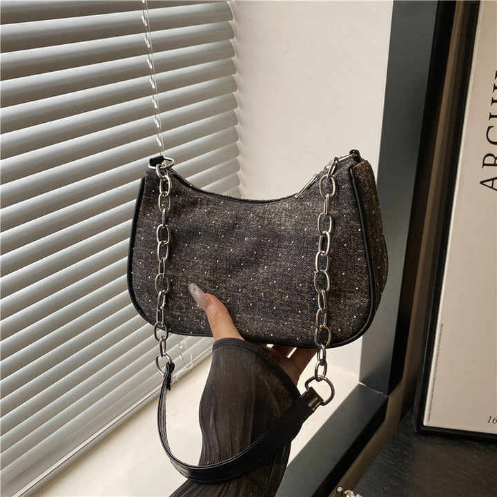 Vintage-Inspired Denim Hobo Bag Stornfield