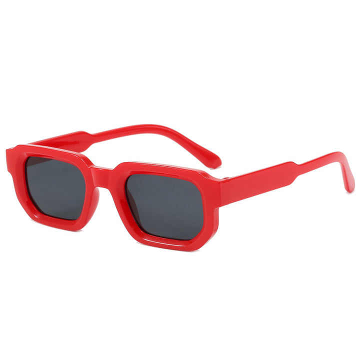 Women's fashionable square sunglasses with clear frame Stornfield