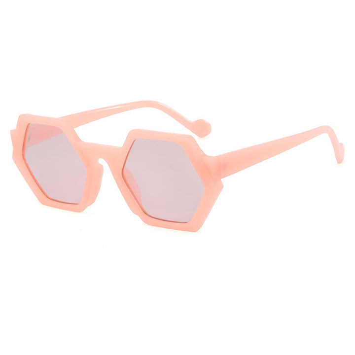 Ladies' striking sunglasses with hexagonal frame and comfortable fit Stornfield