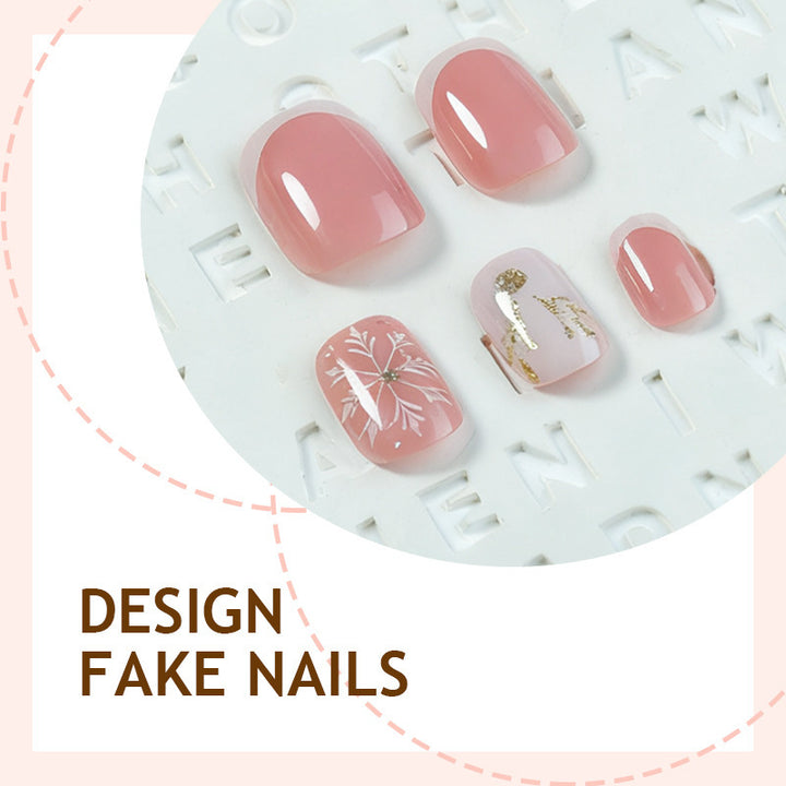 Nail set with elegant Christmas motifs Stornfield