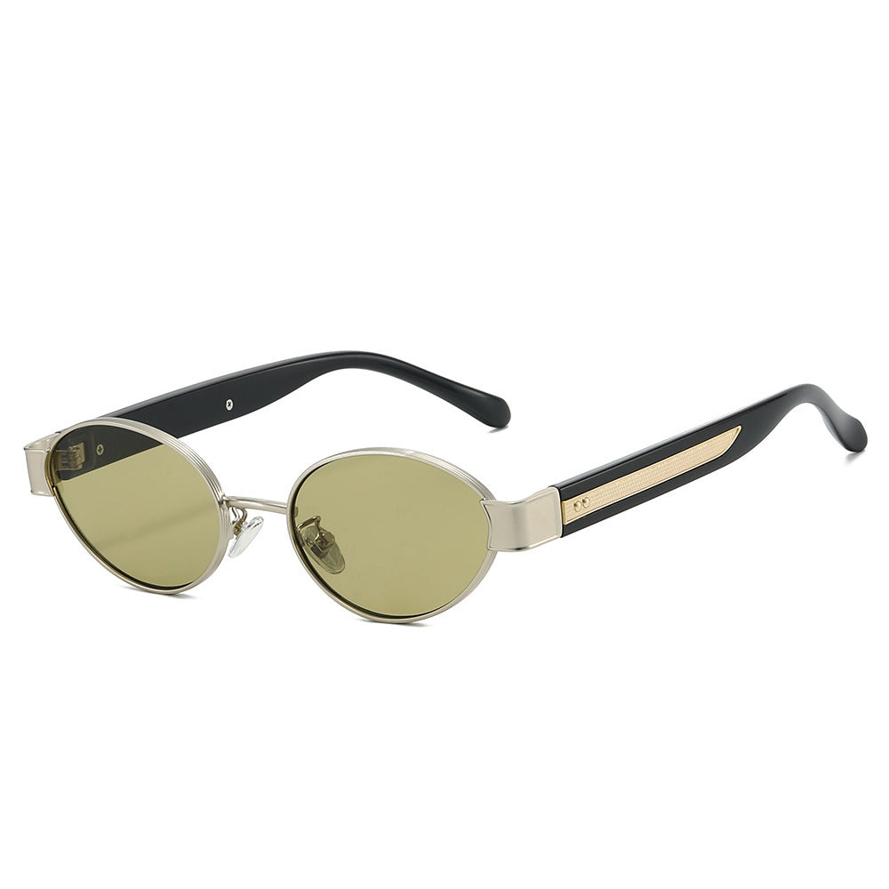 Women's sunglasses in a modern, oval frame with harmonious color play Stornfield