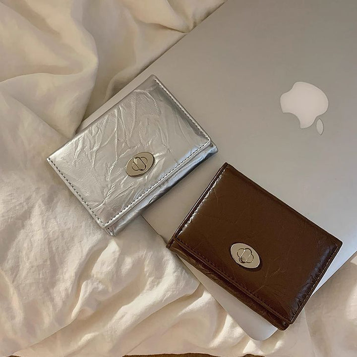 Elegant Textured Leather Wallet Stornfield