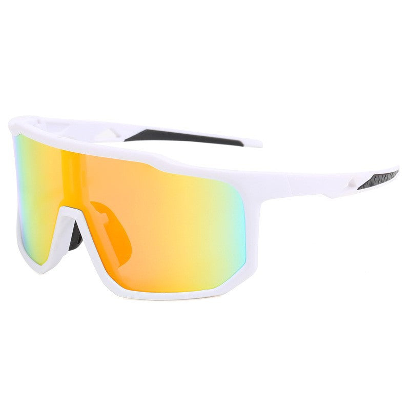 Ladies sporty racing sunglasses with wide field of view and modern mirrored lenses Stornfield