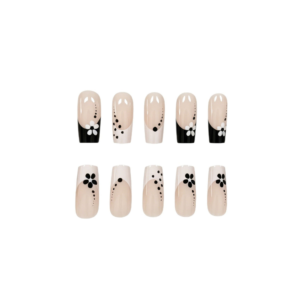 Decorative Floral Acrylic Press-On Nail Art Stornfield