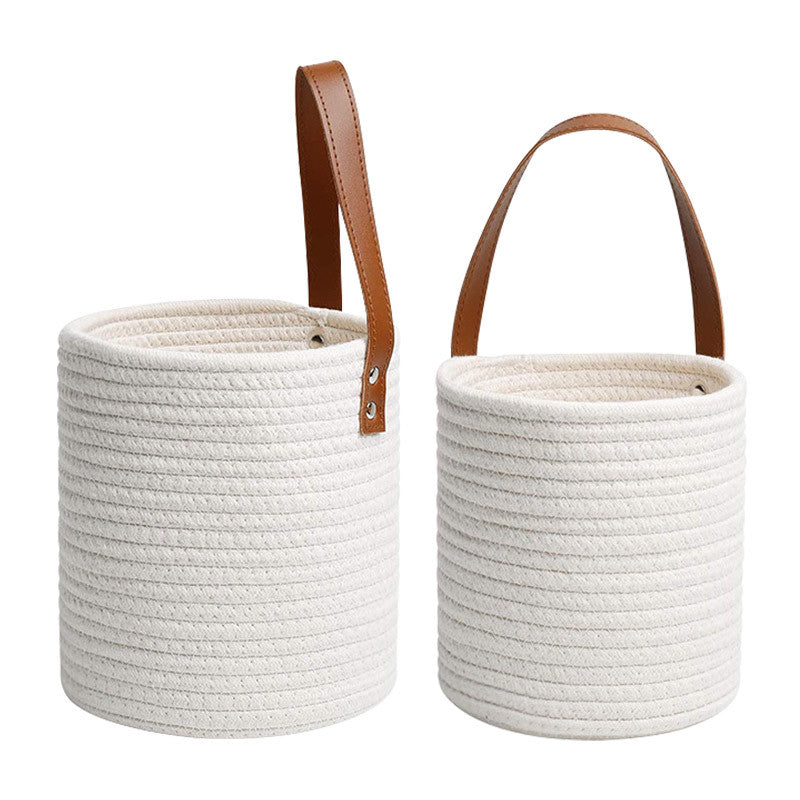 Ladies stylish storage baskets made of cotton Stornfield