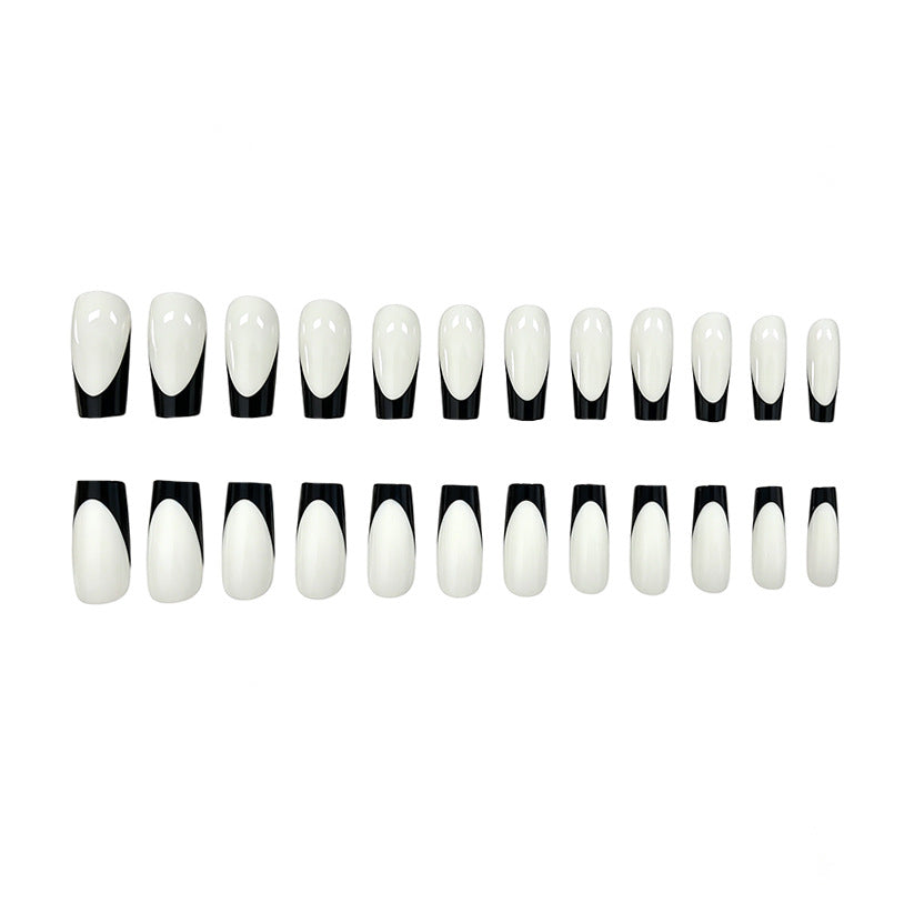 Elegant French Tip Press-On Nails Stornfield 1789915939