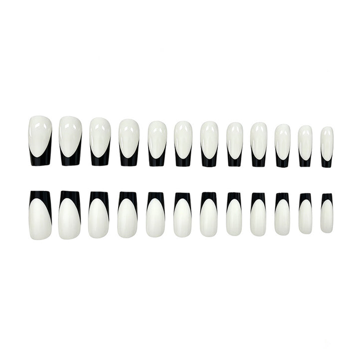 Elegant French Tip Press-On Nails Stornfield 1789915939