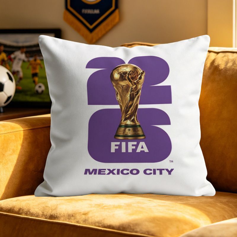 World Cup-Themed Decorative Pillow
