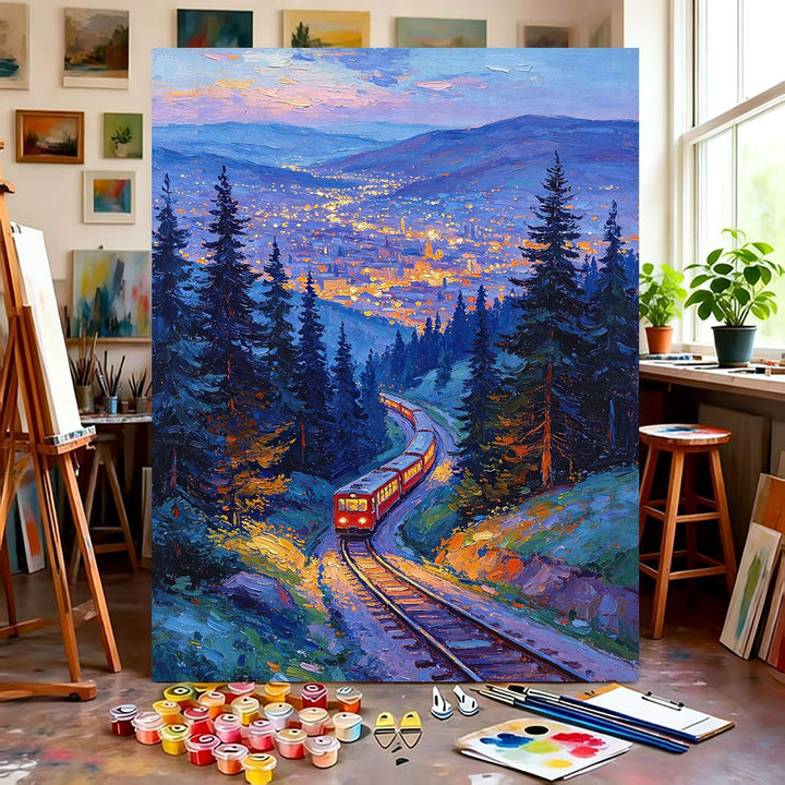 Mountain Scenery Canvas Art Stornfield