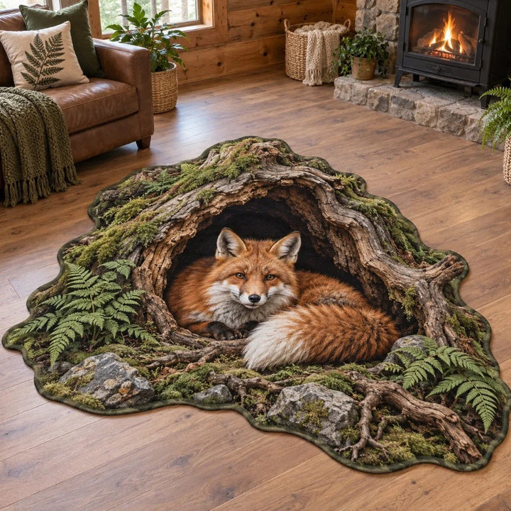 Highland Cattle-Themed Area Rug