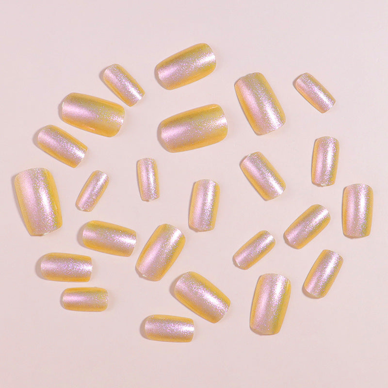Glossy Reflective Press-On Nail Set Stornfield