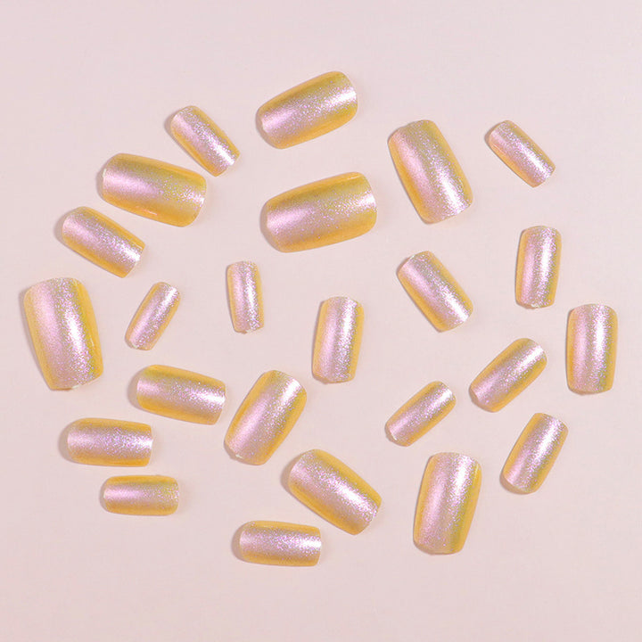Glossy Reflective Press-On Nail Set Stornfield