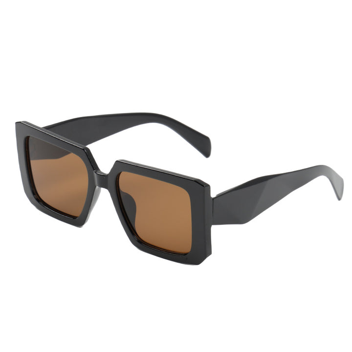 Women's fashionable oversized sunglasses in leopard print Stornfield