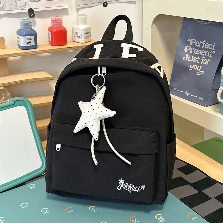 Stylish Casual Backpack with Star Charm Stornfield