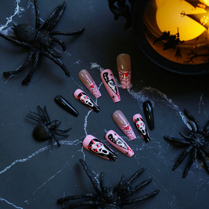 Themed Artistic Press-On Nail Set Stornfield