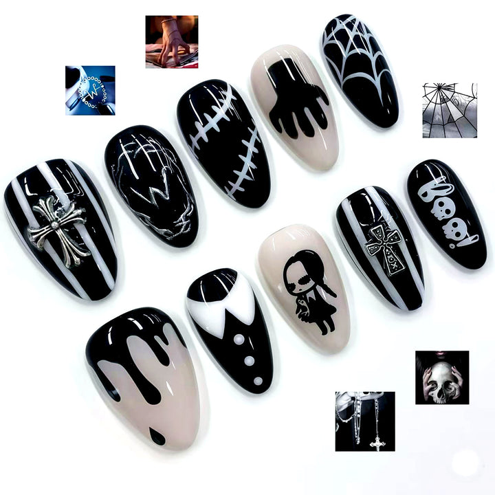 Thematic Gothic Press-On Nail Set