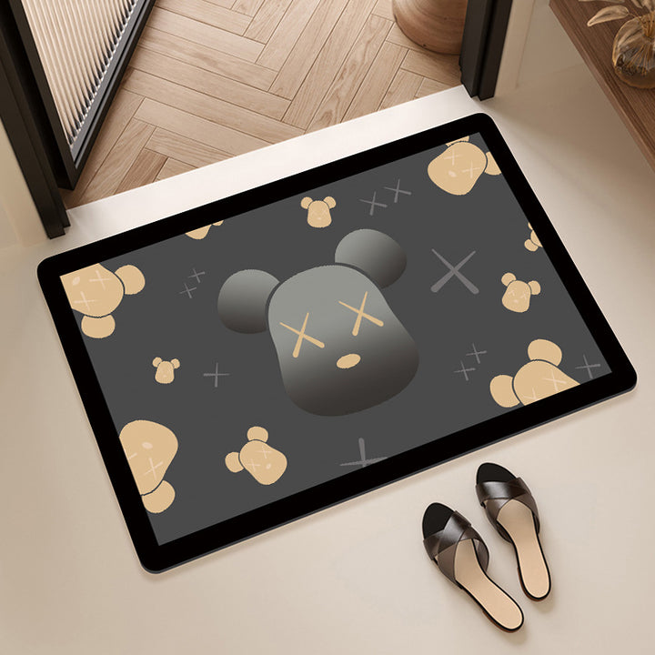Artistic Cartoon Entrance Mat Stornfield