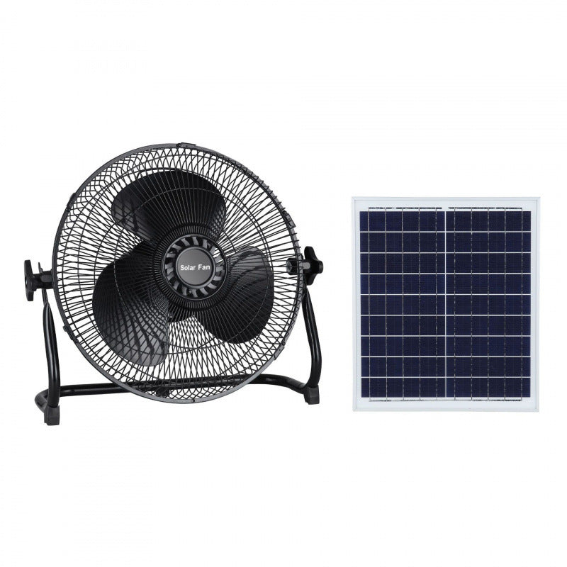 Unisex Solar-Powered Stand Fan with Remote Control and Adjustable Height Stornfield