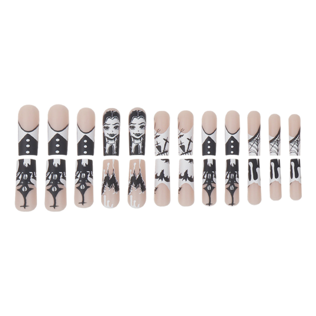 Gothic-Themed Press-On Nails Stornfield