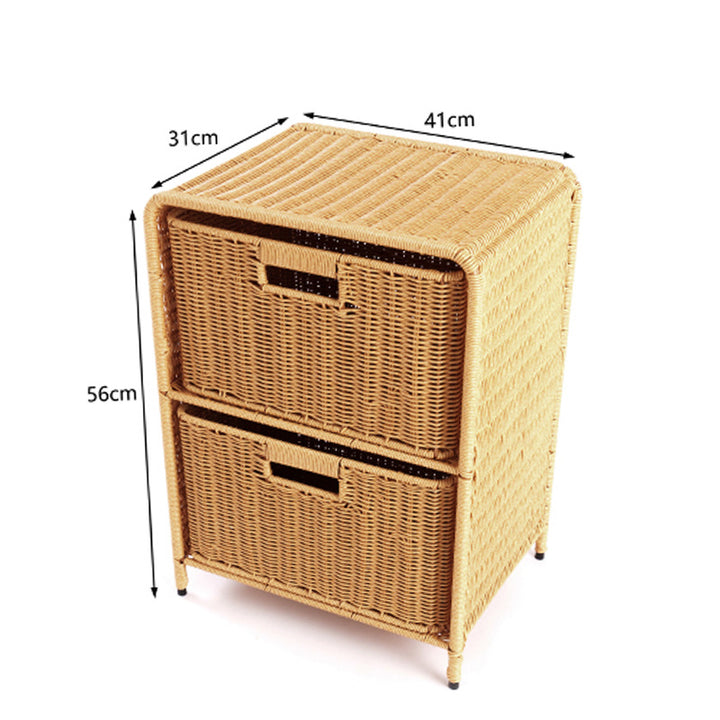 Multi-Drawer Woven Storage Chest Stornfield