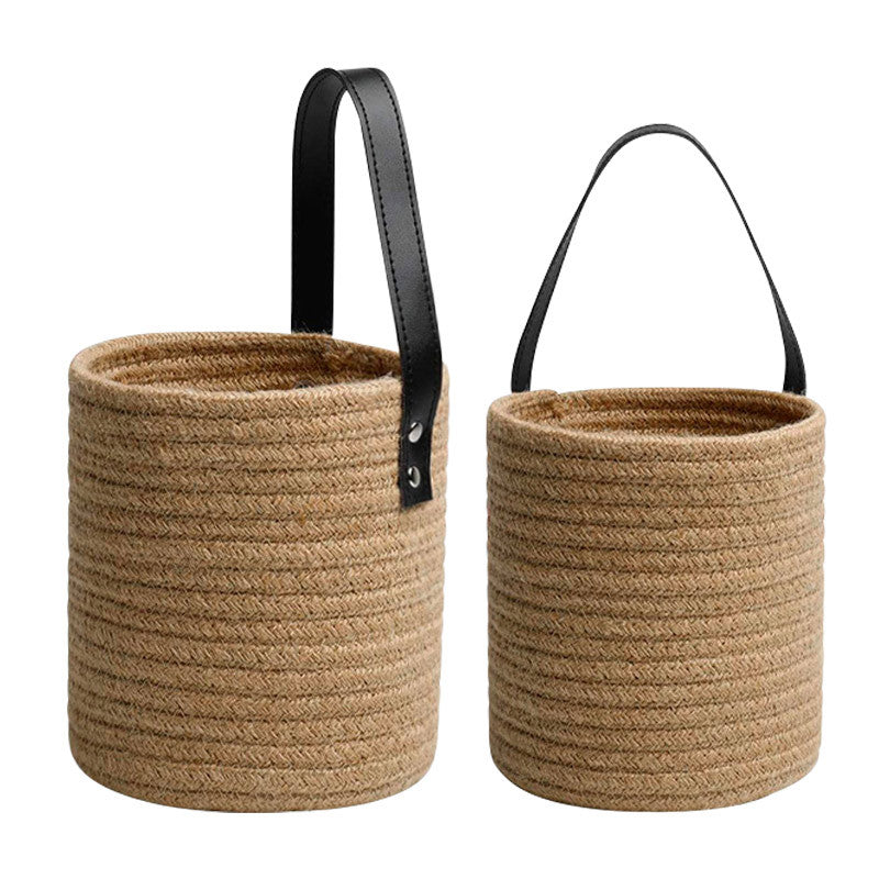 Ladies stylish storage baskets made of cotton Stornfield