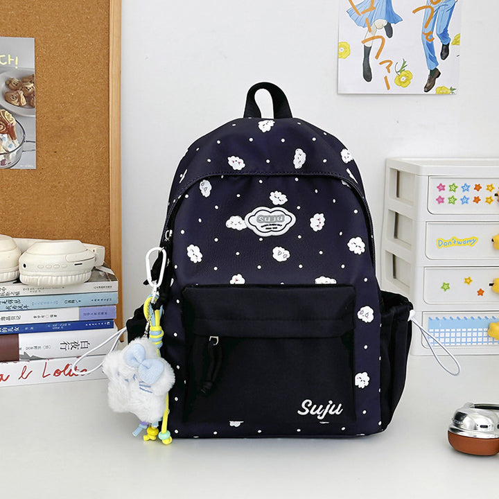 Fun Cloud-Patterned Casual Backpack Stornfield