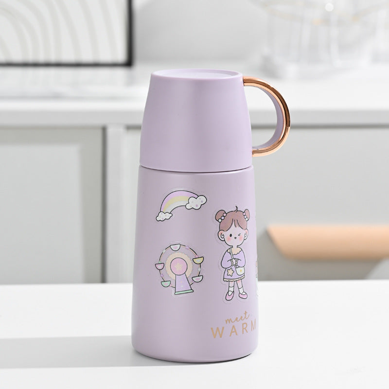 Ladies Insulated Carafe with Colorful Motif Design Stornfield