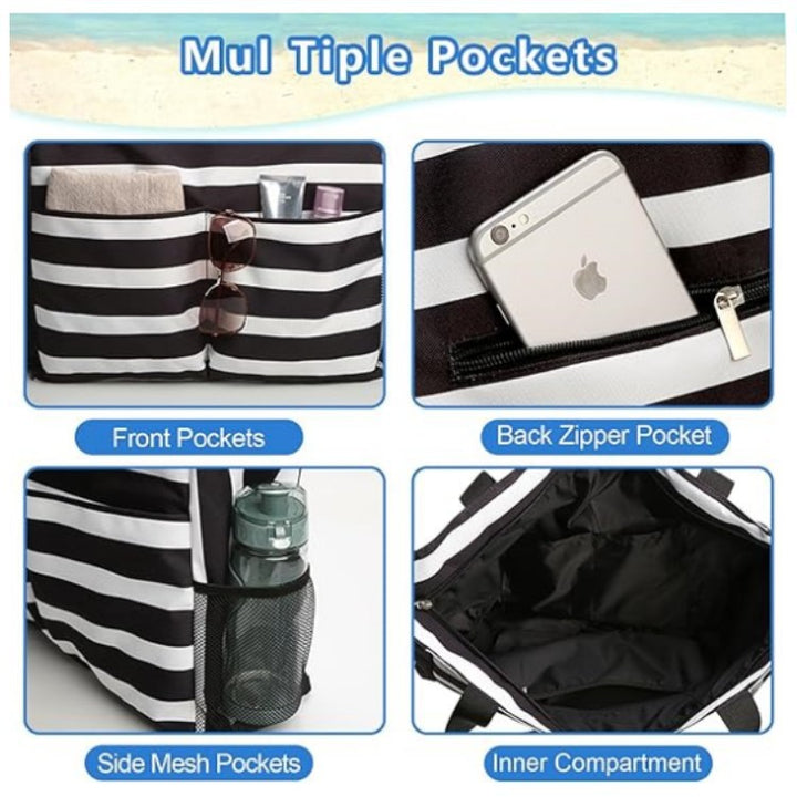 Practical beach bag with multiple compartments Stornfield
