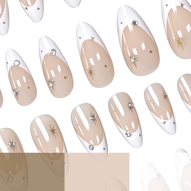 Elegant Accented Stiletto Nail Art Enhancements Stornfield