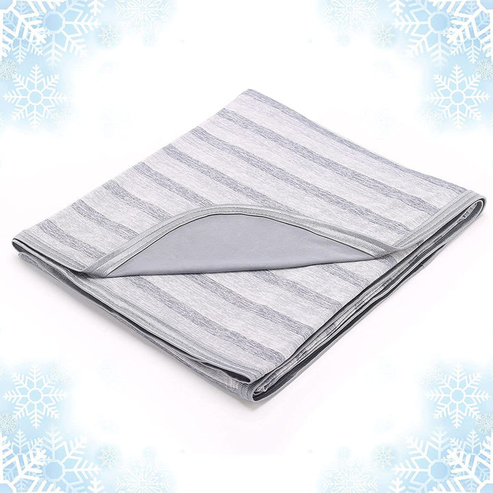Women Soft and Breathable Striped Fleece Blanket Stornfield