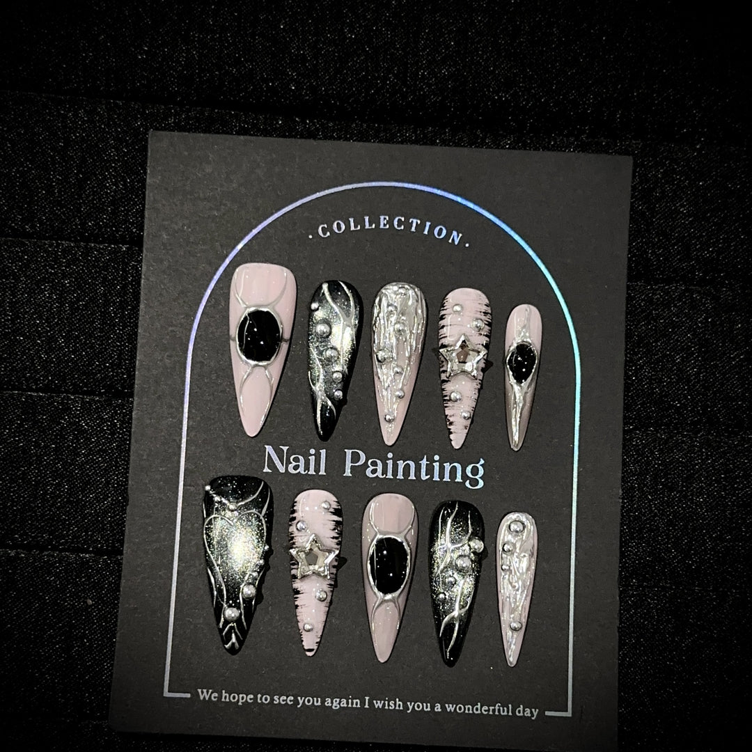 Abstract Art Press-On Nails