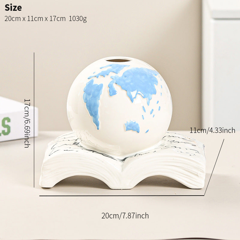 Elegant Ceramic Globe Bank Stornfield